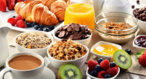 cafe da manhã saudavel