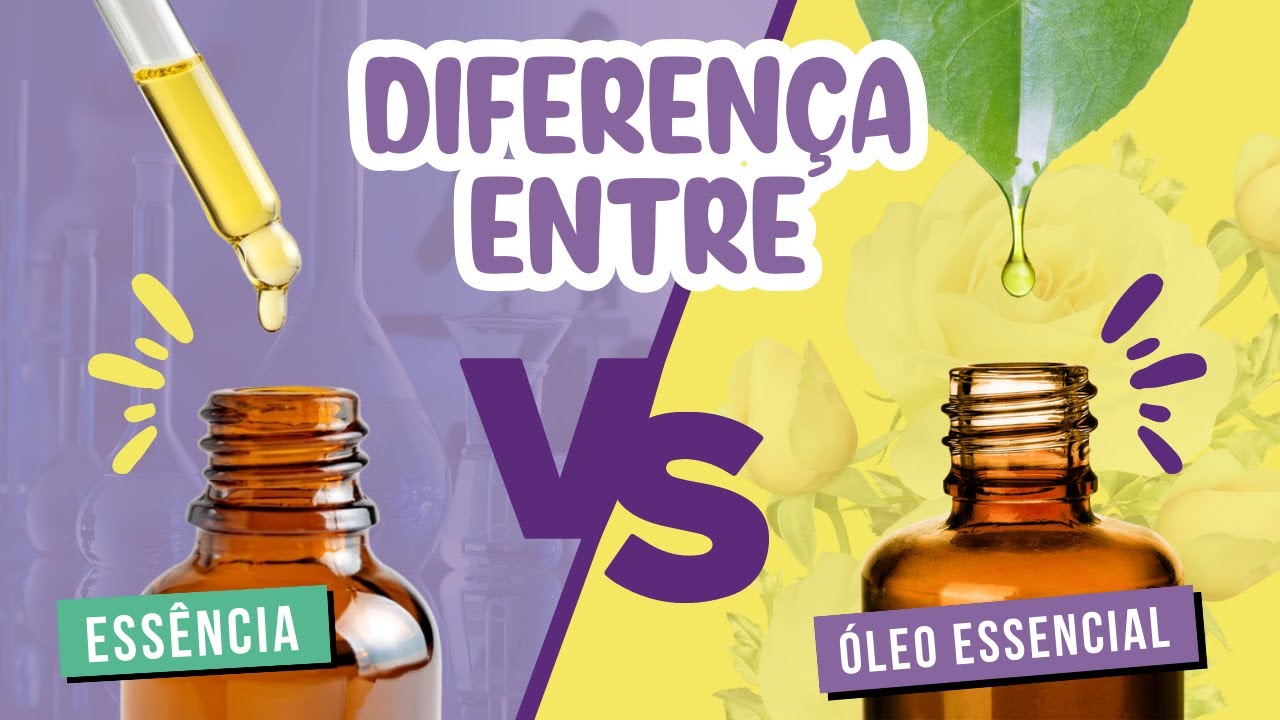 Diferença entre óleo essencial vs essência sintética