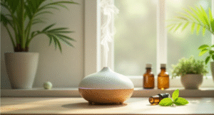 ambiente perfeito com aromaterapia