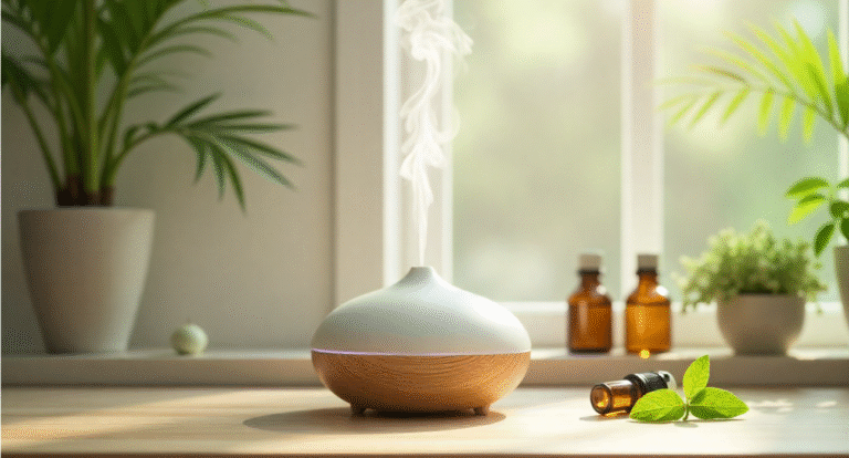 ambiente perfeito com aromaterapia