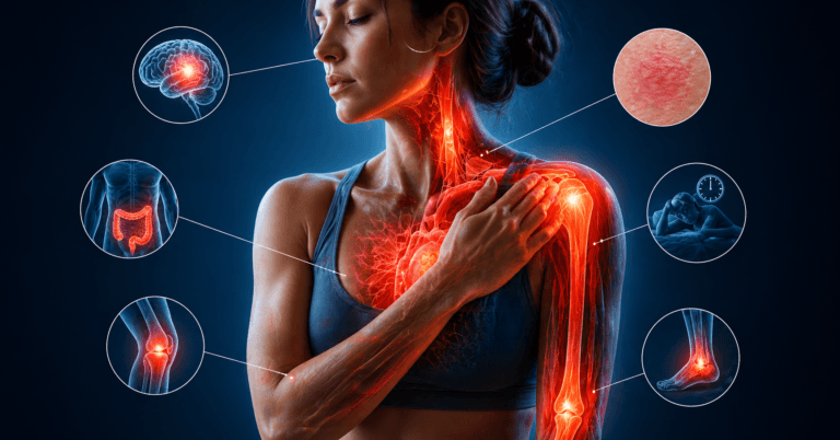 Sinais de inflamação no corpo