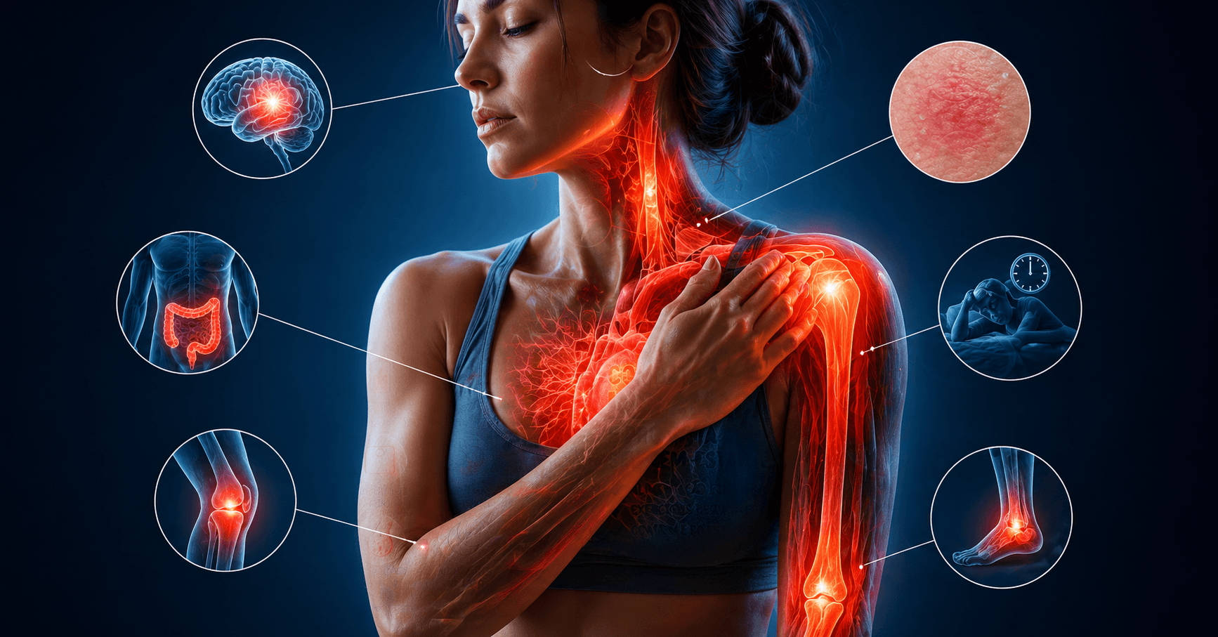 Sinais de inflamação no corpo